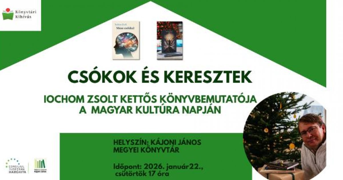 Iochom Zsolt kettős könyvbemutatója