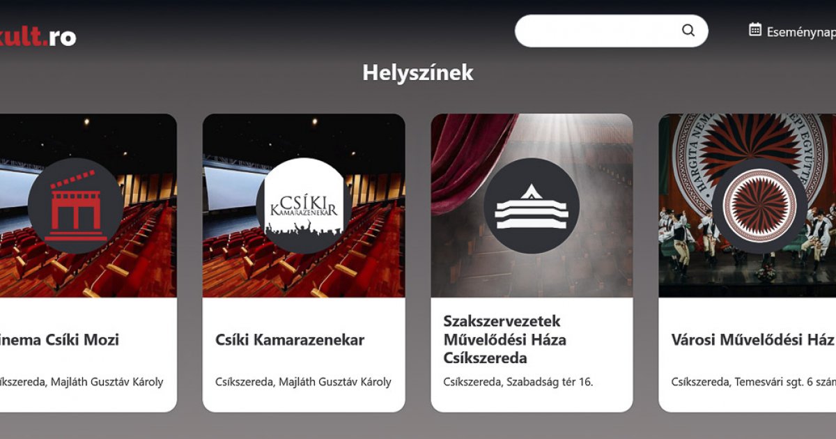 Kultúra egy kattintásra