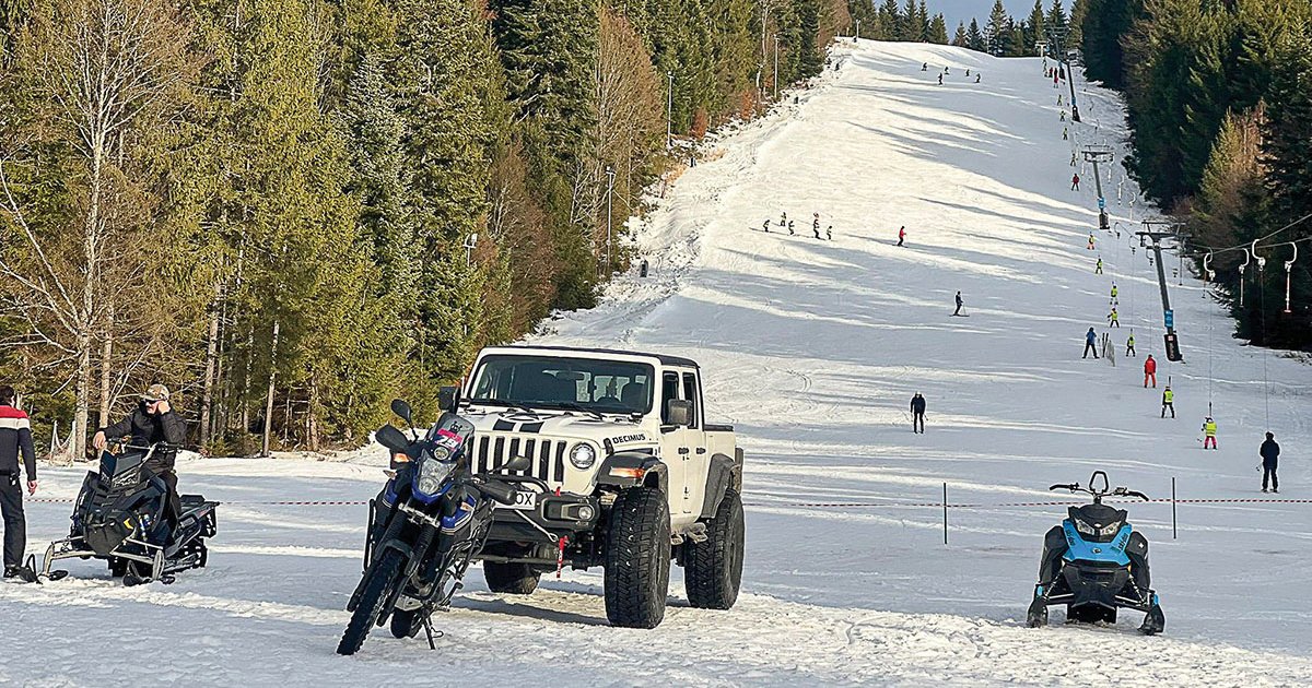 Filmjelenetet forgattak a borszéki sípályán