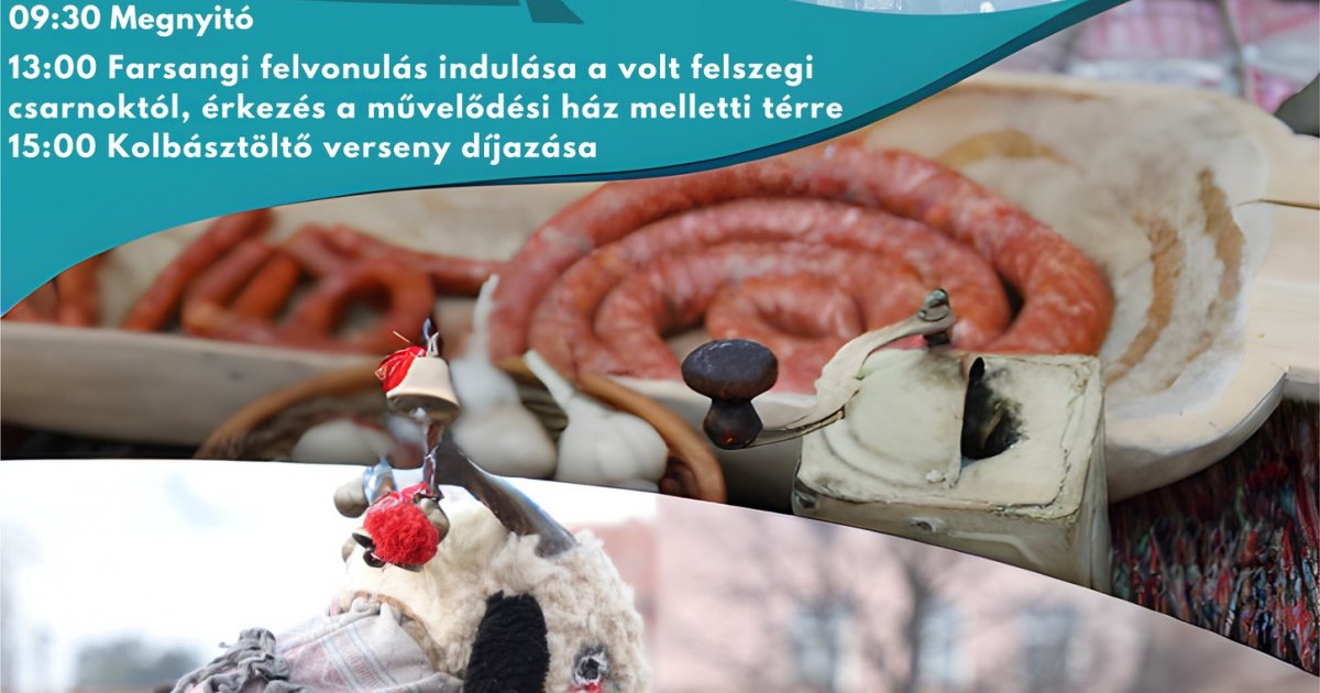 Farsangi és kolbásztöltő csődület