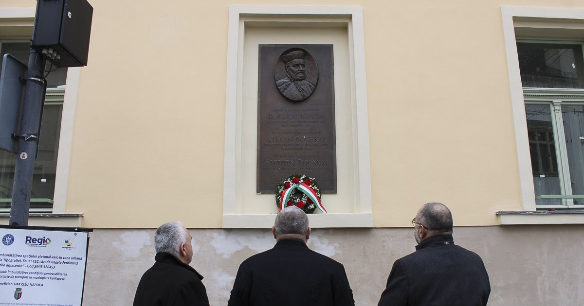 Bocskai István előtt tisztelegtek Kolozsváron a hajdúságbeli zarándokok