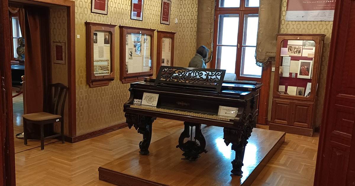 Magyar Valentin a Liszt Múzeumban