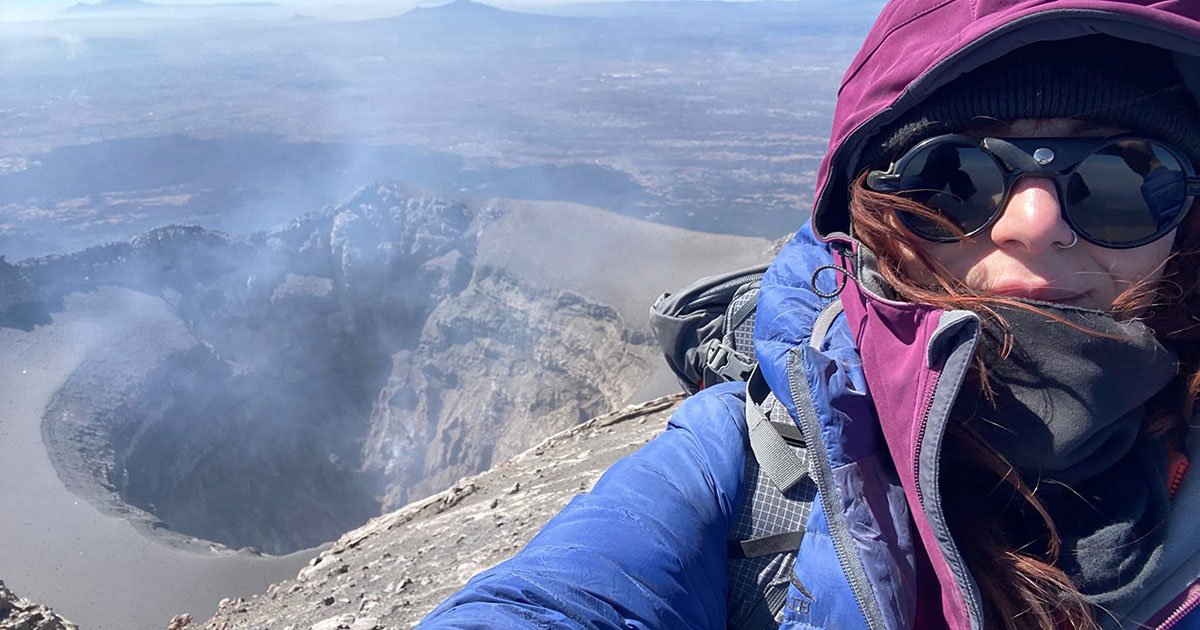 A Popocatépetl csúcsán járt Sántha Xénia, az erdélyi hegymászó