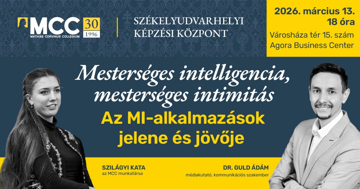 MCC-előadás Székelyudvarhelyen