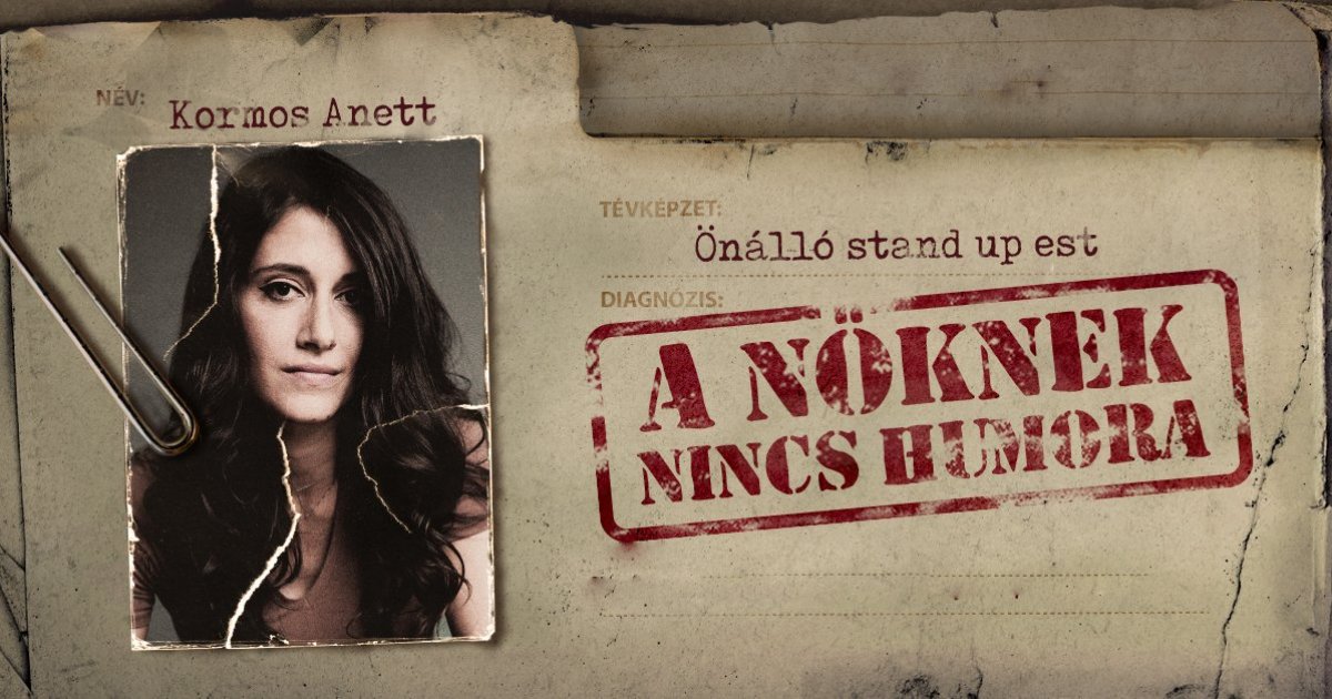 Kormos Anett stand-up comedy előadása
