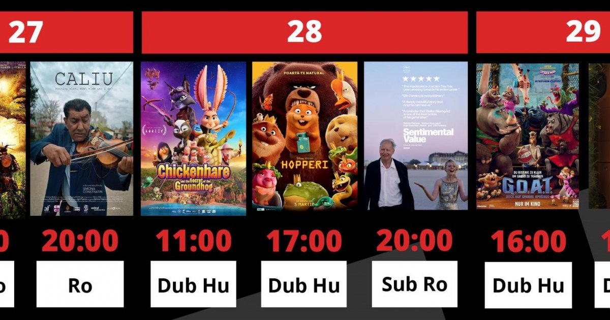 A Csíki Mozi hétvégi vetítései