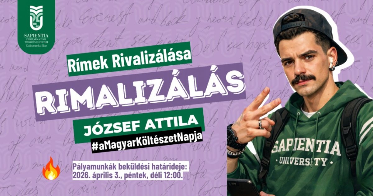 Versíró pályázat középiskolásoknak és egyetemistáknak