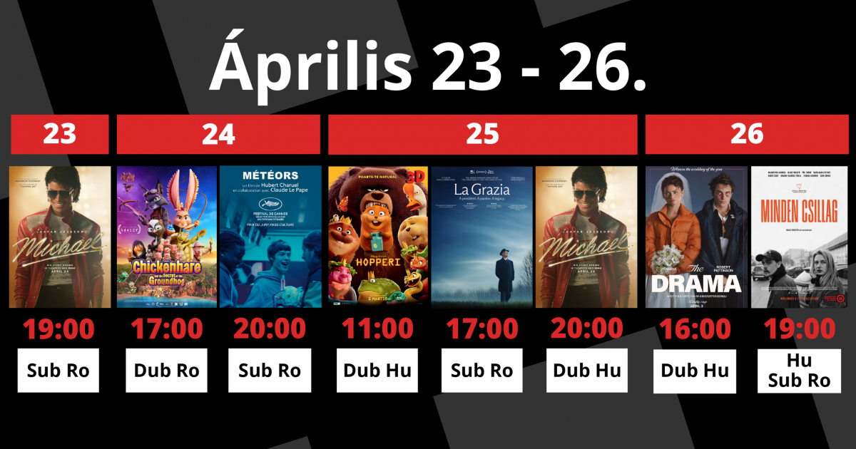 A Csíki Mozi heti műsora