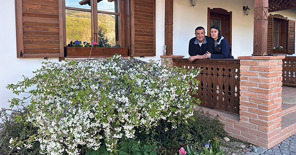A Dimén család otthona Küküllőkeményfalván