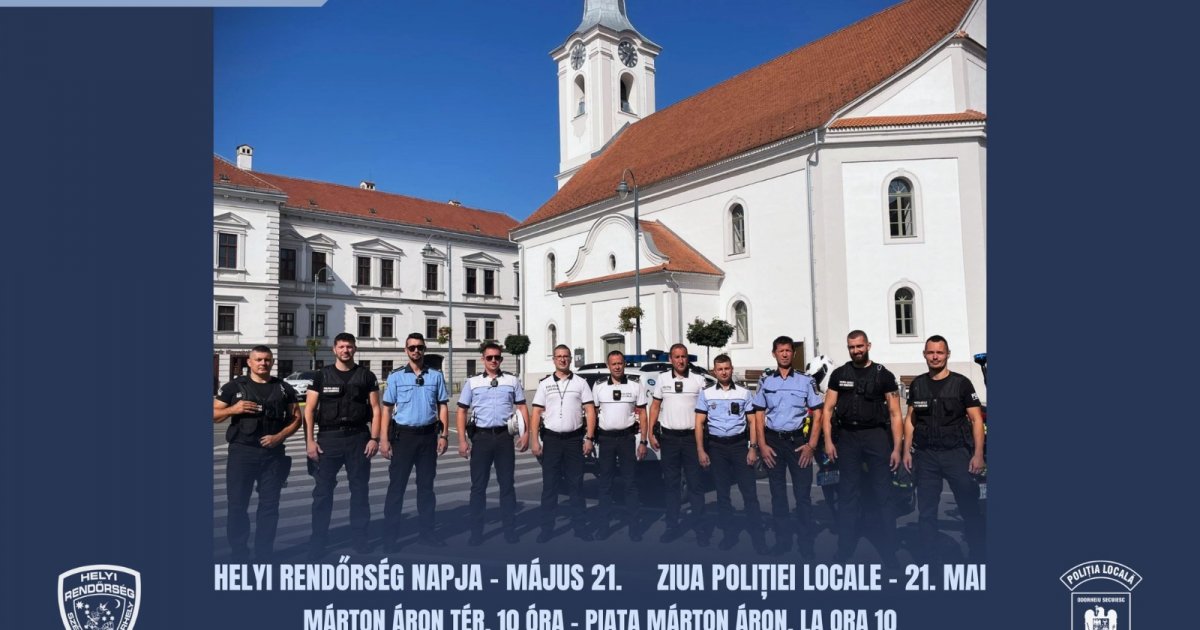 A Helyi Rendőrség Napja Székelyudvarhelyen