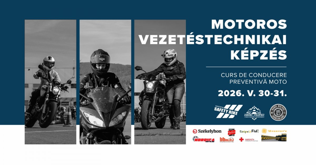 Motoros vezetéstechnikai tréning