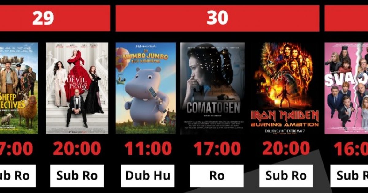 A Csíki Mozi heti műsora