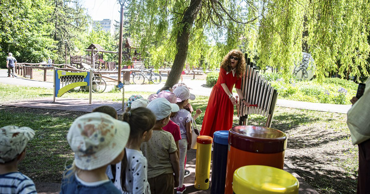 Megnyílt a zenepark és az új játszótér