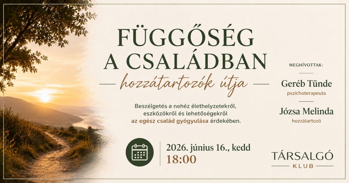 Előadás: Nem csak a függő szenved
