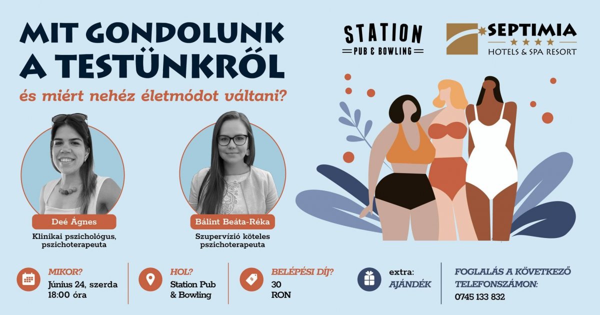Panelbeszélgetés: Mit gondolunk a testünkről?