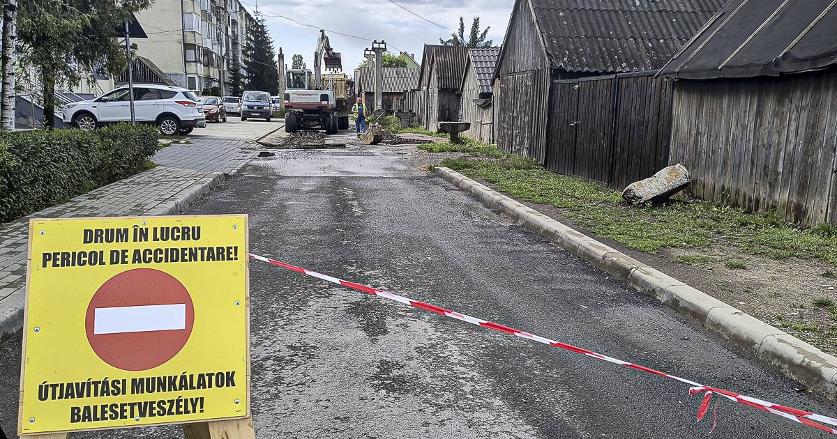 Rendbe teszik a feltört utakat