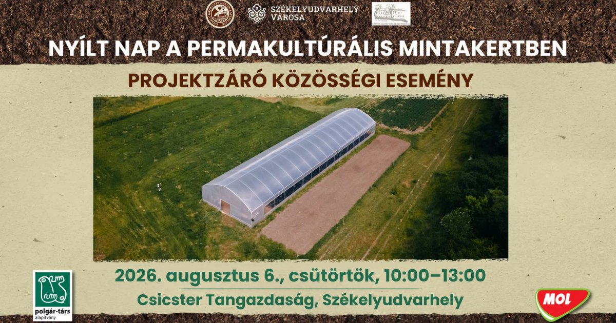 Nyílt nap a permakulturális mintakertben