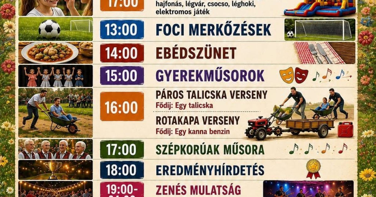 Béta-Dobó-Vágás Falunapok
