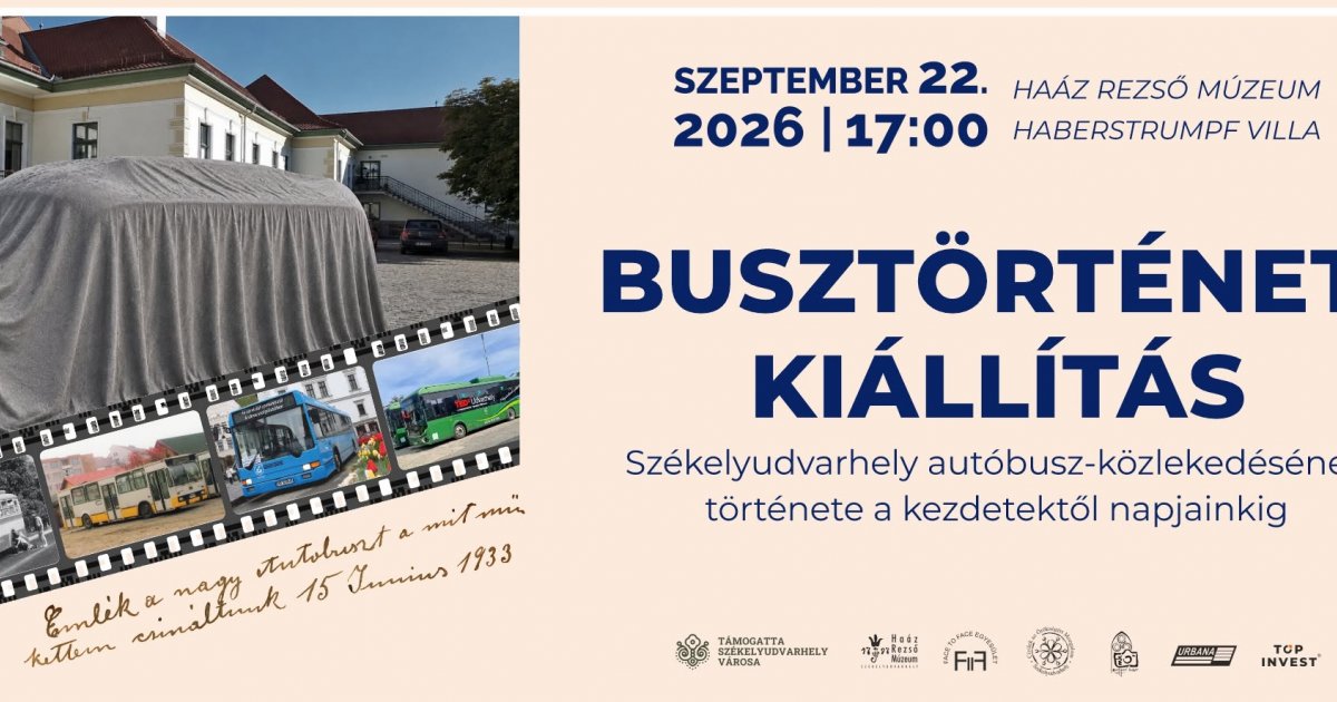 Busztörténeti kiállítás Székelyudvarhelyen