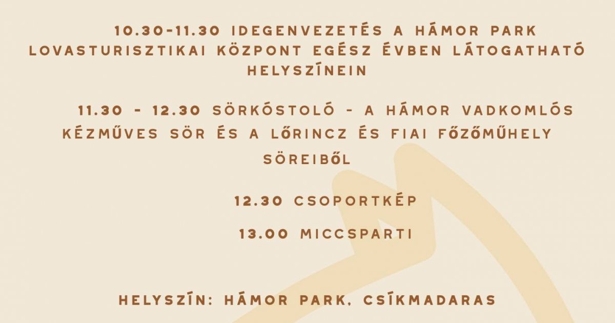 Nyílt nap a Hámor parkban