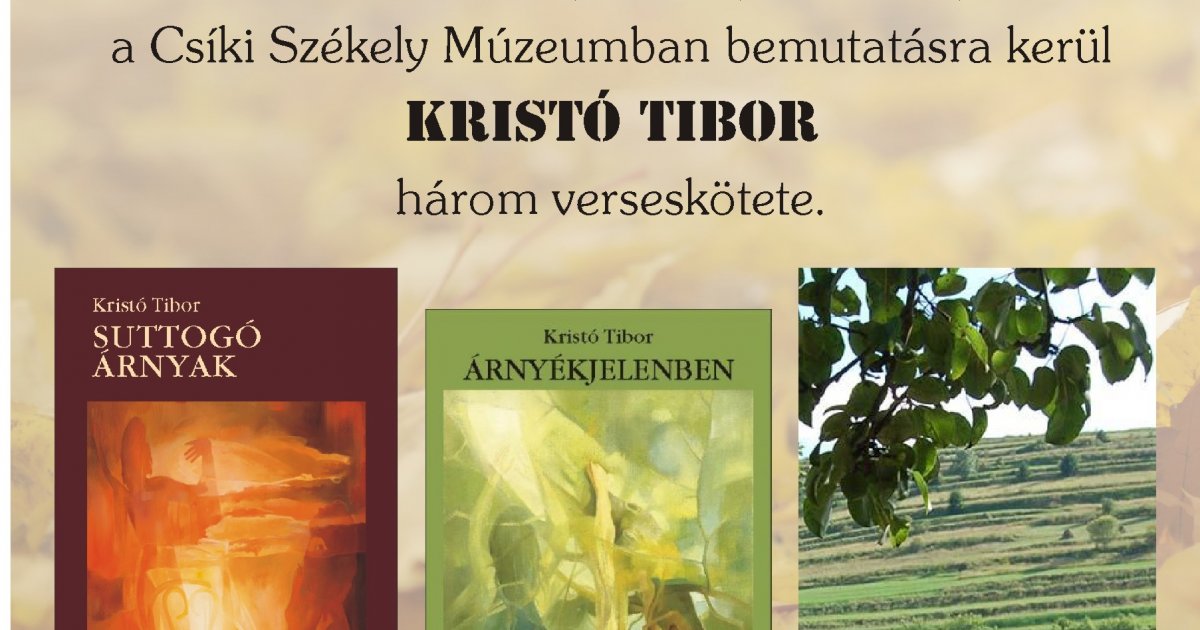 Hármas könyvbemutató