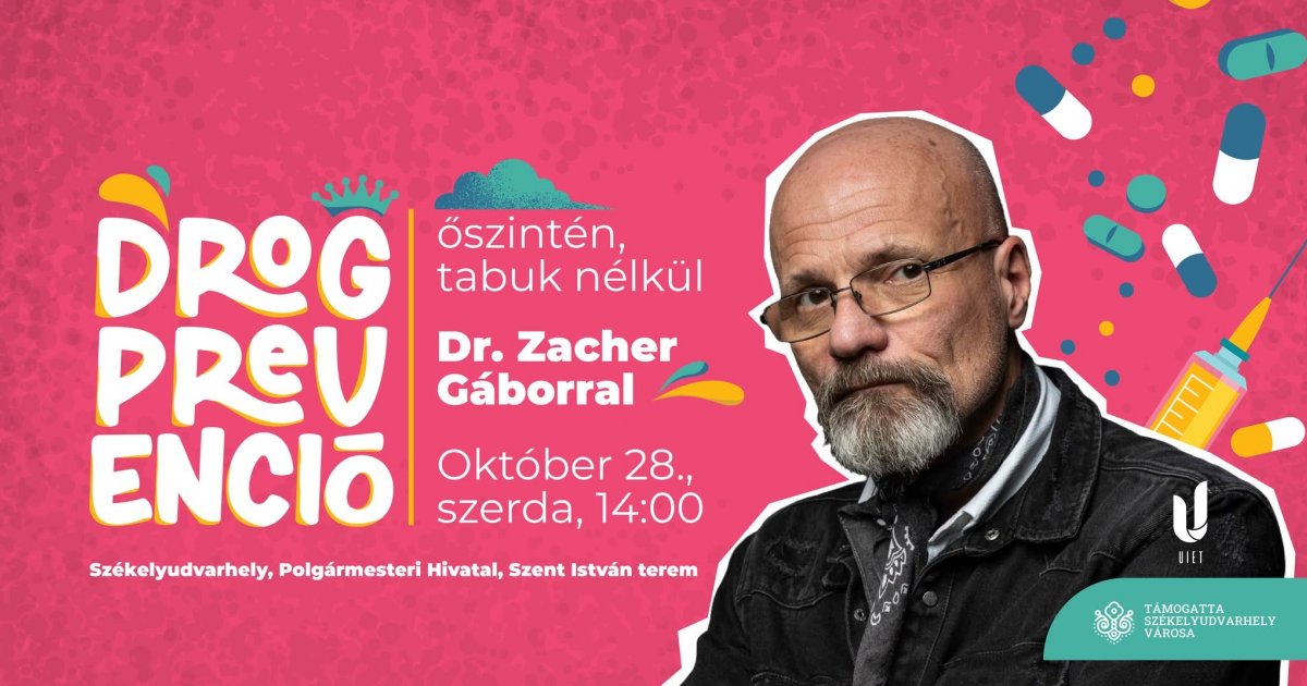 Drogprevenció dr. Zacher Gáborral