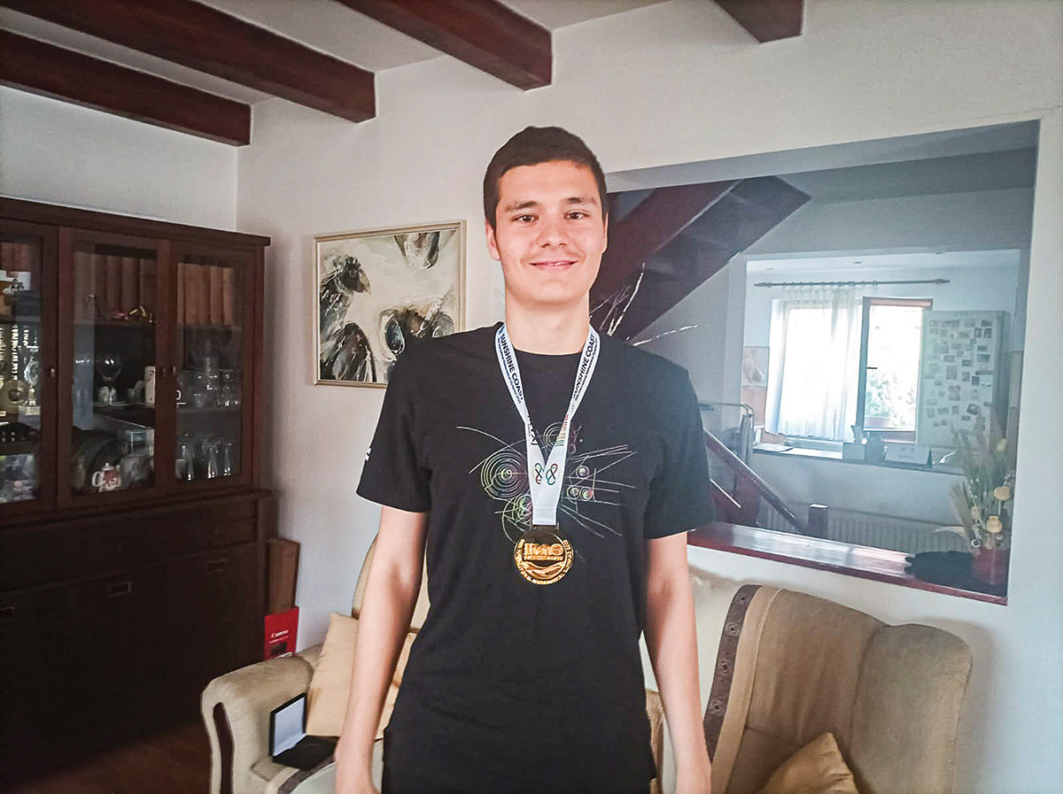 Mátyás az aranyéremmel