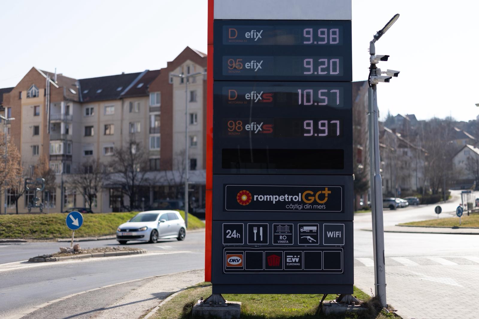 Tíz lej fölött a normál gázolaj ára