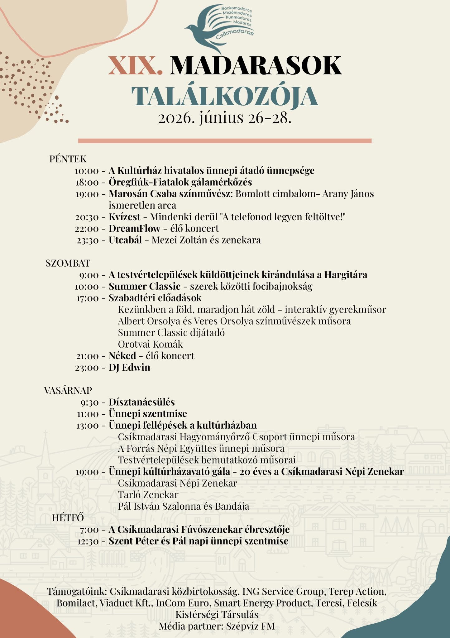 XIX. Madarasok Találkozója