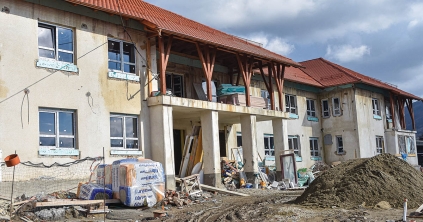 Jól halad az egészségközpont építése Korondon