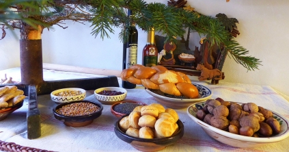 Baranyai karácsonyi asztal