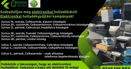 Elektronikaihulladék-gyűjtés