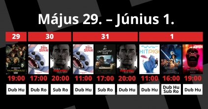 A Csíki Mozi heti műsora