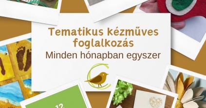 Tematikus kézműves-foglalkozás gyermekeknek