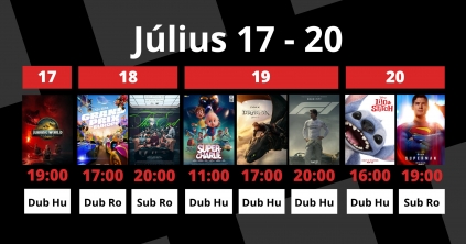 A Csíki Mozi heti műsora