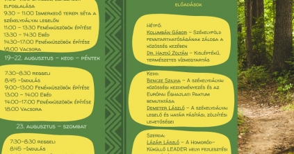 Vízvisszatartó diáktábor Székelydályában