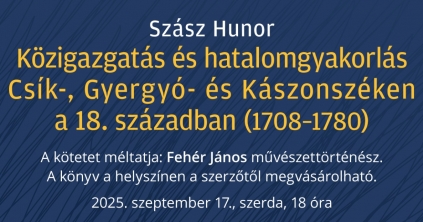 Könyvbemutató a Mikó-várban