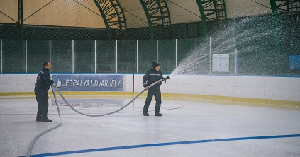Udvarhelyen is készülnek a korcsolyaszezonra