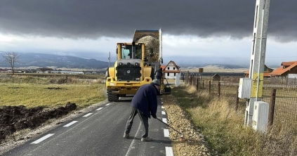 Csíkpálfalván lezárult a községi utak korszerűsítése