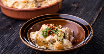 Csirkemelles tészta sütőben