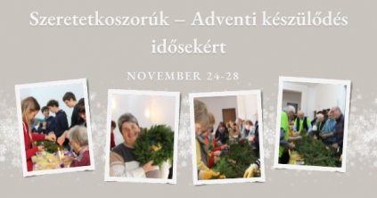 Adventi koszorúkötés