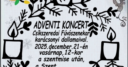 Adventi koncert Csíkszeredában
