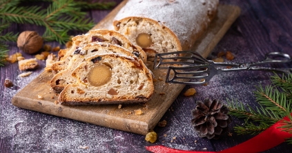 Marcipános, aszalt gyümölcsös kalács – Stollen