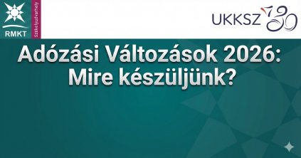 Előadás: Adózási változások 2026-ban