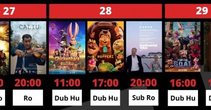 A Csíki Mozi hétvégi vetítései