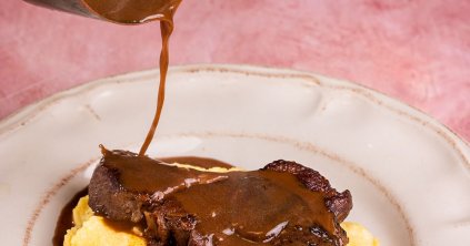 Vörösboros-fokhagymás báránycomb