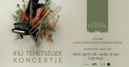 Ifjú tehetségek koncertje a Csíki Kamarazenekarral