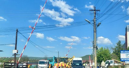 Székelyudvarhelyen lezárták a Vásártér utcai vasúti átkelőt