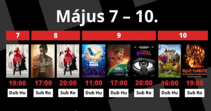 A Csíki Mozi heti műsora