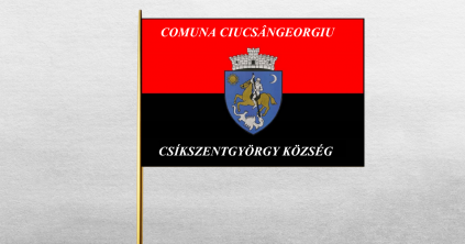 Hivatalos Csíkszentgyörgy zászlaja